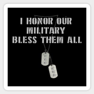 To honor military veterans Sticker